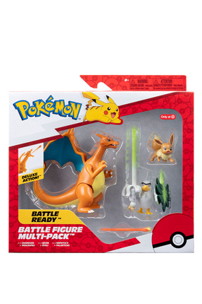 Pokémon Battle - Charizard Eevee ve Sirfetch'd 3'li Karakter Figür Seti Image 0