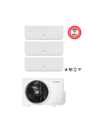 A++ 36000 1 Dış + 3 İç Ünite (2x9000 + 12000 Btu) Wifi Özellikli Premium Model Multi İnverter Klima Image 0