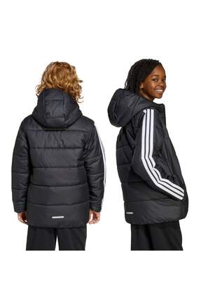 Essentials 3-Stripes Elyaf Dolgulu Ceket Çocuk Image 6