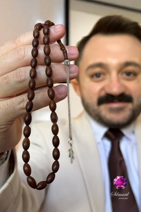 Orijinal Antibakteriyel Kuka Meyvesinden Üretilen Çektikçe Kararan Kuka Tespih Image 0
