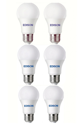 Led Ampul Beyaz Renk 9 Watt Tasarruflu 6lı Paket Image 0