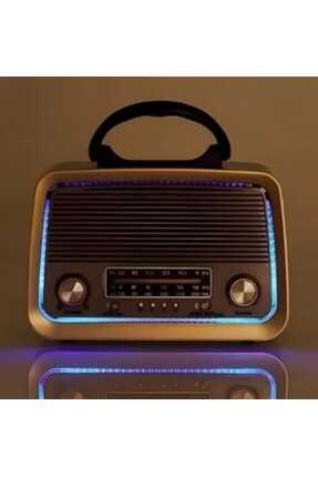 301 Eskitme Nostalji Tasarımlı Bluetoothlu Nostalji Radyo Fm-sd Kart-aux NSTJ000002001 Image 0