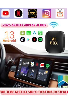 Akıllı Multimedya Kutusu 32gb Android 13 Kablosuz Ai Box Youtube Netflix Google Playstore Uyumlu Image 0