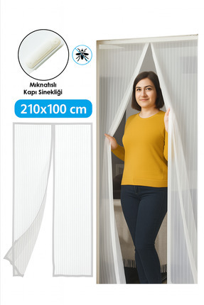Kapı Sineklik Perdesi- Sinek Ve Haşera Engelliyici | 210x100 Boyut Image 0