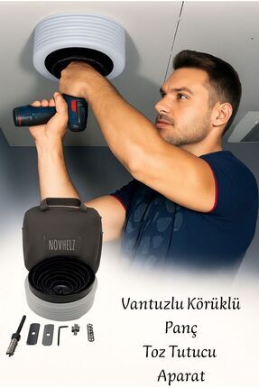 (NOV27) NOVHELZ VANTUZLLU, KÖRÜKLÜ PANÇ TOZ TUTUCU ve PANÇ SETİ (ÇANTALI) (NOV 27) Image 0