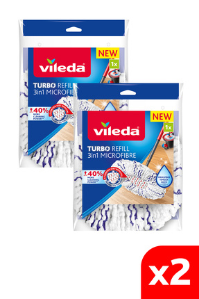 2 Paket Turbo 3in1 Extra Pedli Mikrofiber Yedek Paspas Image 0