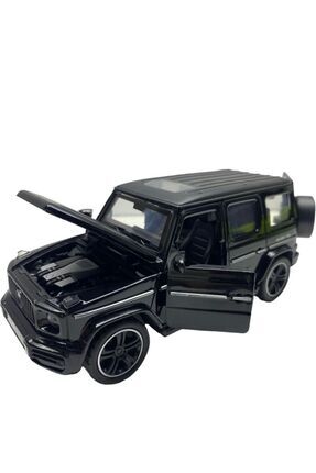 Diecast,metal Oyuncak Araba Mercedes Tipi Jip Sesli Işıklı Çek Bırak Araba 23*16cm Ebatında Image 0