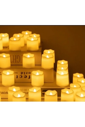 Led mum 12 adet Ledli Mum Işıklı Tealight Mum Image 0