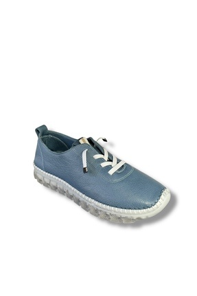 Voyager 9050 Kadın Lastik Bağcıklı Hakiki Deri Ortopedik Balon Taban Loafer Sneaker Ayakkabı Image 0