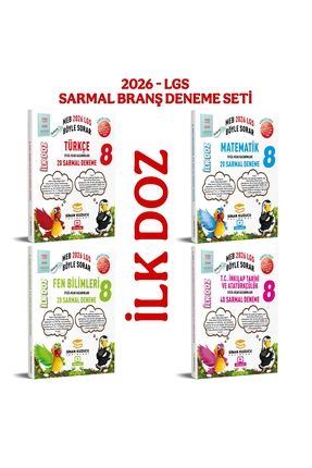 sinan kuzucu 8. SINIF LGS - MEB BÖYLE SORAR SARMAL BRANŞ DENEME SETİ İlk Doz (2026-LGS) Image 0