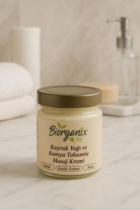 Kuyruk Yağlı Ve Bamya Tohumlu Krem 100 ml Image 0