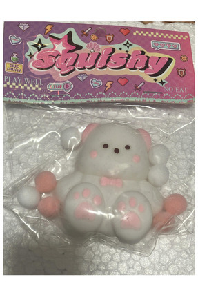 Sevimli ayıcık sukuşi moj moj Taba squishy stres oyuncak Image 0