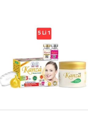 Kanza 5’li1 Ujooba Beyazlatma güzellik kremi cilt Bayazlatıcı Cilt bakım seti Image 0