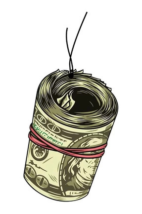 Dolar Tasarımlı Dekoratif Oto, Ev, Ofis Kokusu Ve Aksesuarı Image 0