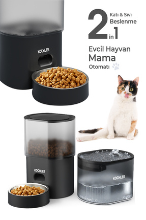 Evcil Hayvan Mama ve Su Otomatı – Akıllı Besleme Çözümü Image 0