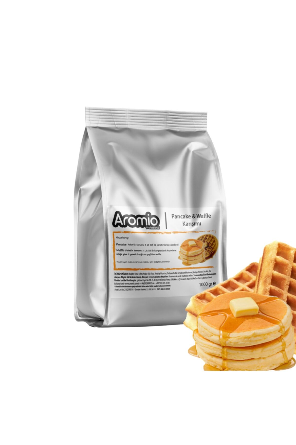 Aromio Pancake & Waffle Hazır Karışım 1 Kg