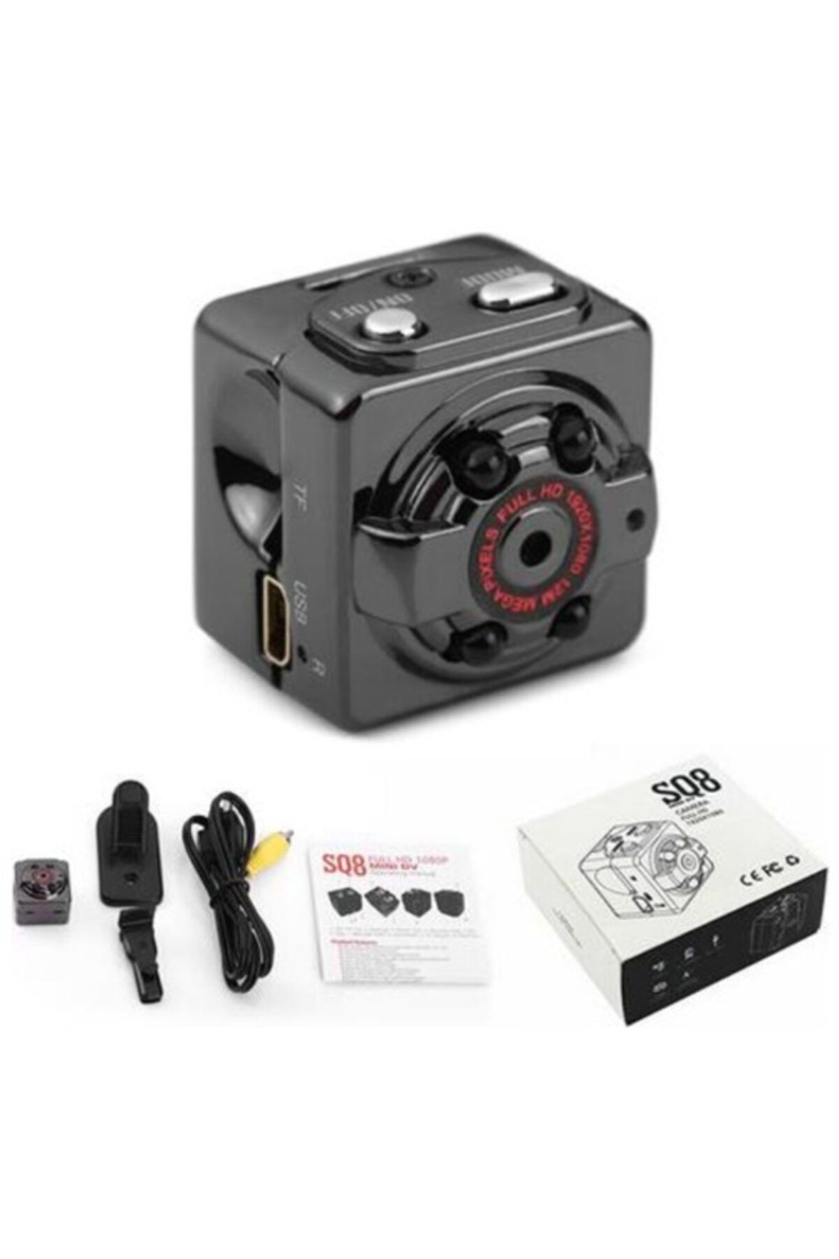 BLUE İNTER Sq8 Mini Dv Kamera 1080p Full Hd Aksiyon/araç Dvr