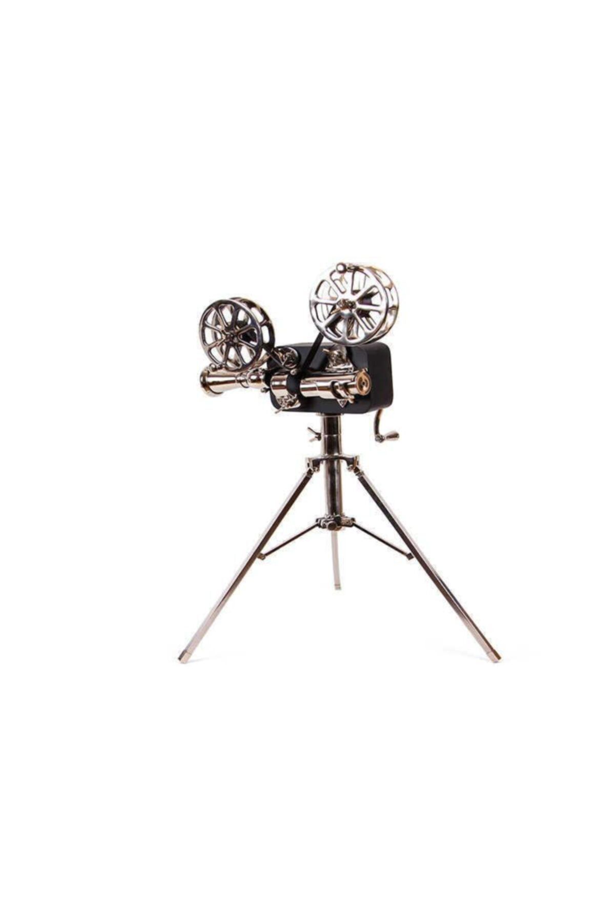 MağazanYanında Projektör Tripod Alüminyum Vintage Dekoratif Hediyelik