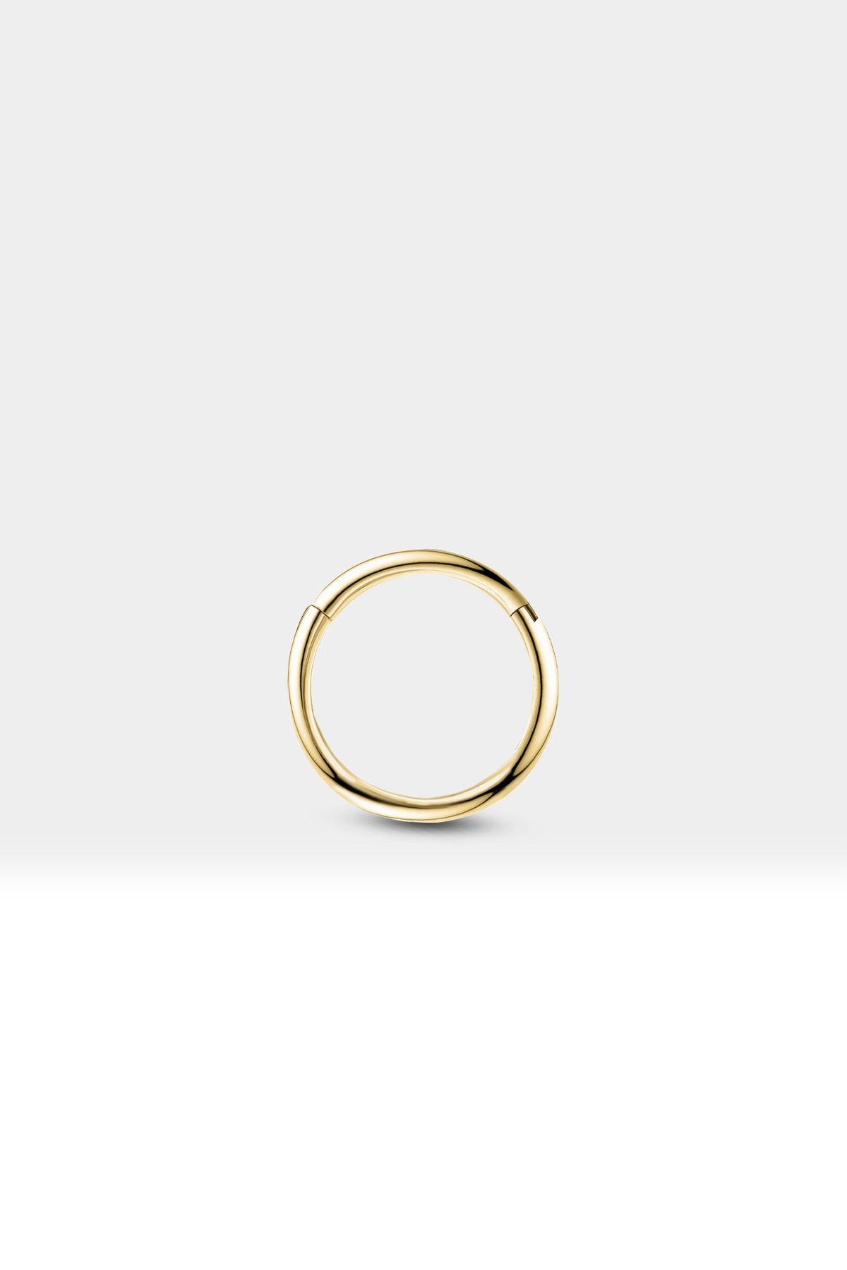 La Tua Luce Jewelry Helix-tragus Kıkırdak Clicker Piercing Küpe 8.00 Mm Sade Küpe Gold