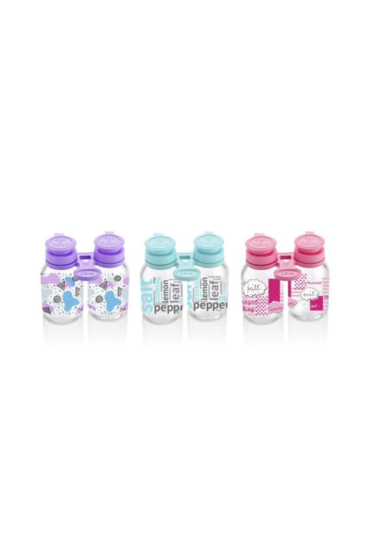 YALÇIN TESBİH Renga Tuzluk Biberlik Seti  25 cc 2li Paket