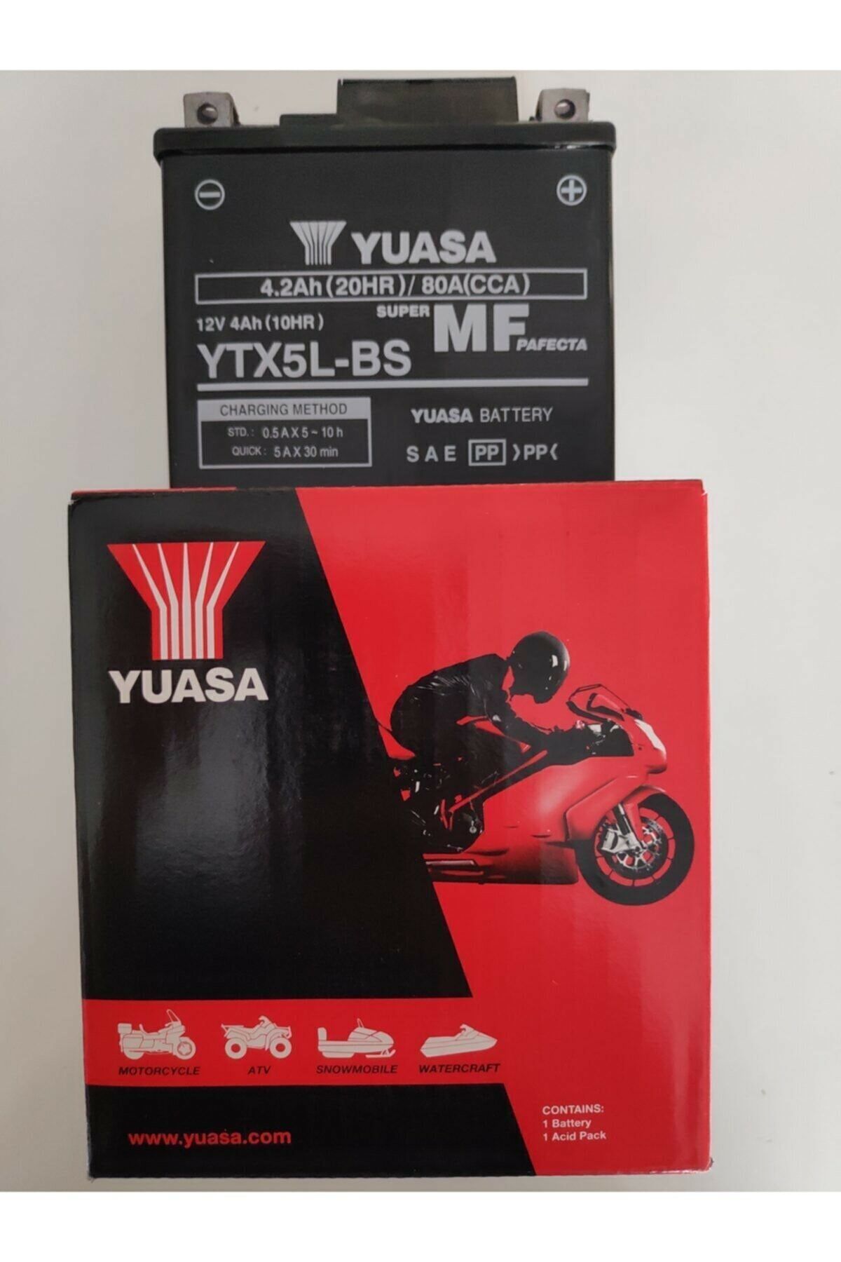 Yuasa Ktm 350 Freeride Ytx5l – Bs Motosiklet Akü