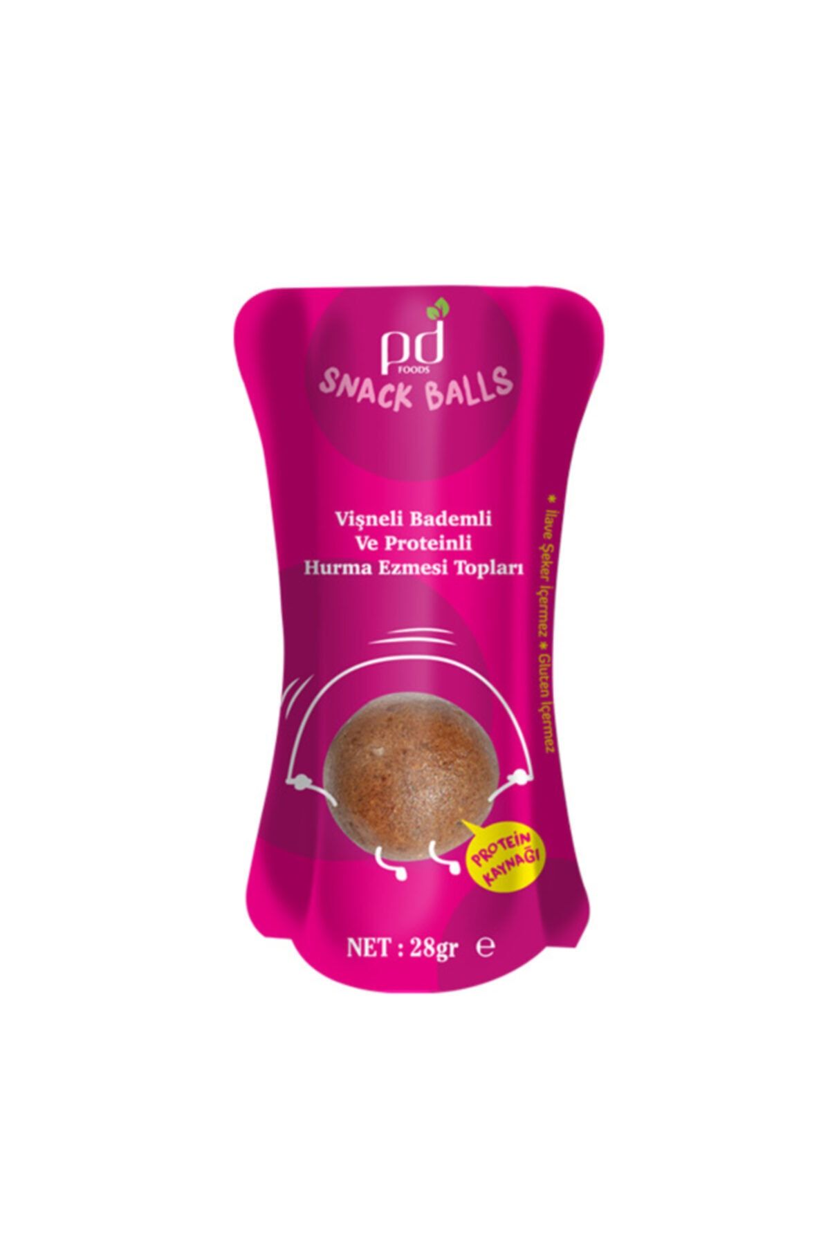 PD FOODS Vişne & Badem Topları 28g