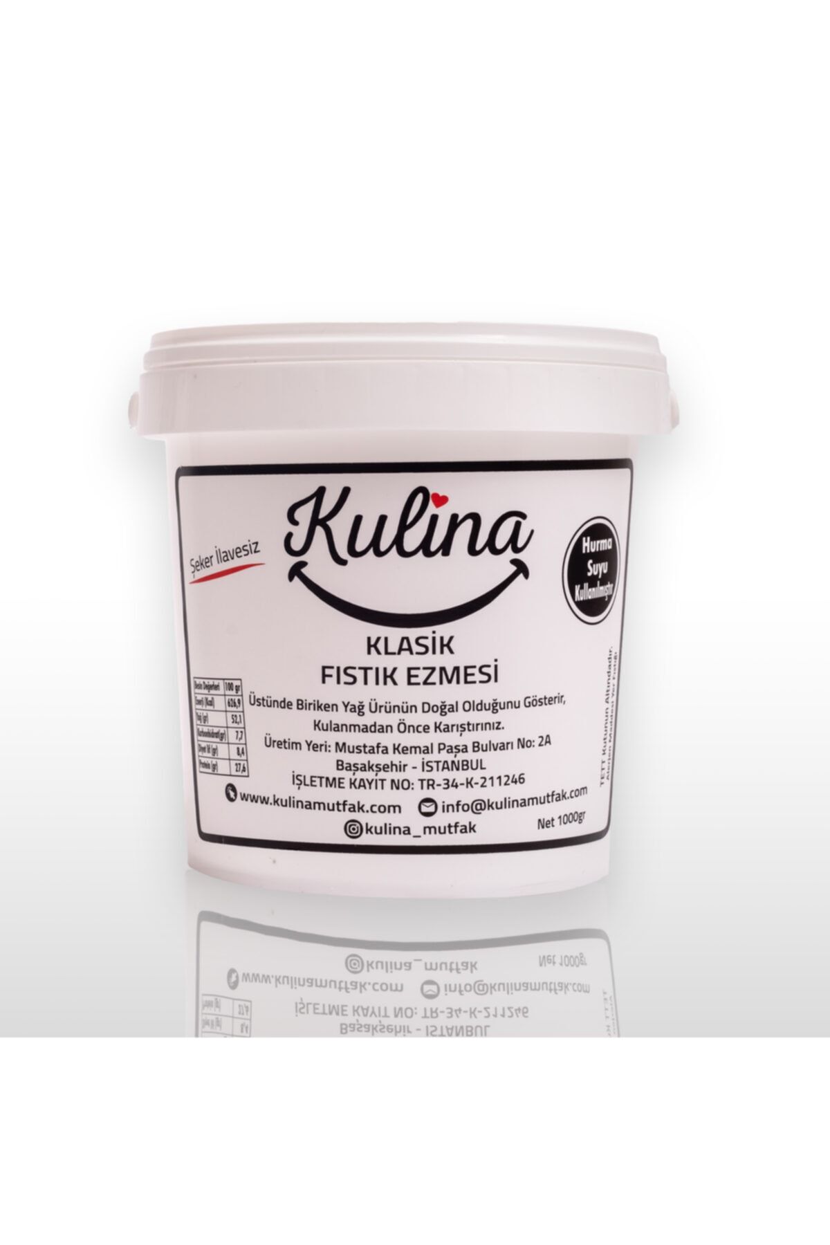 kulina Klasik Fıstık Ezmesi 1000 gr