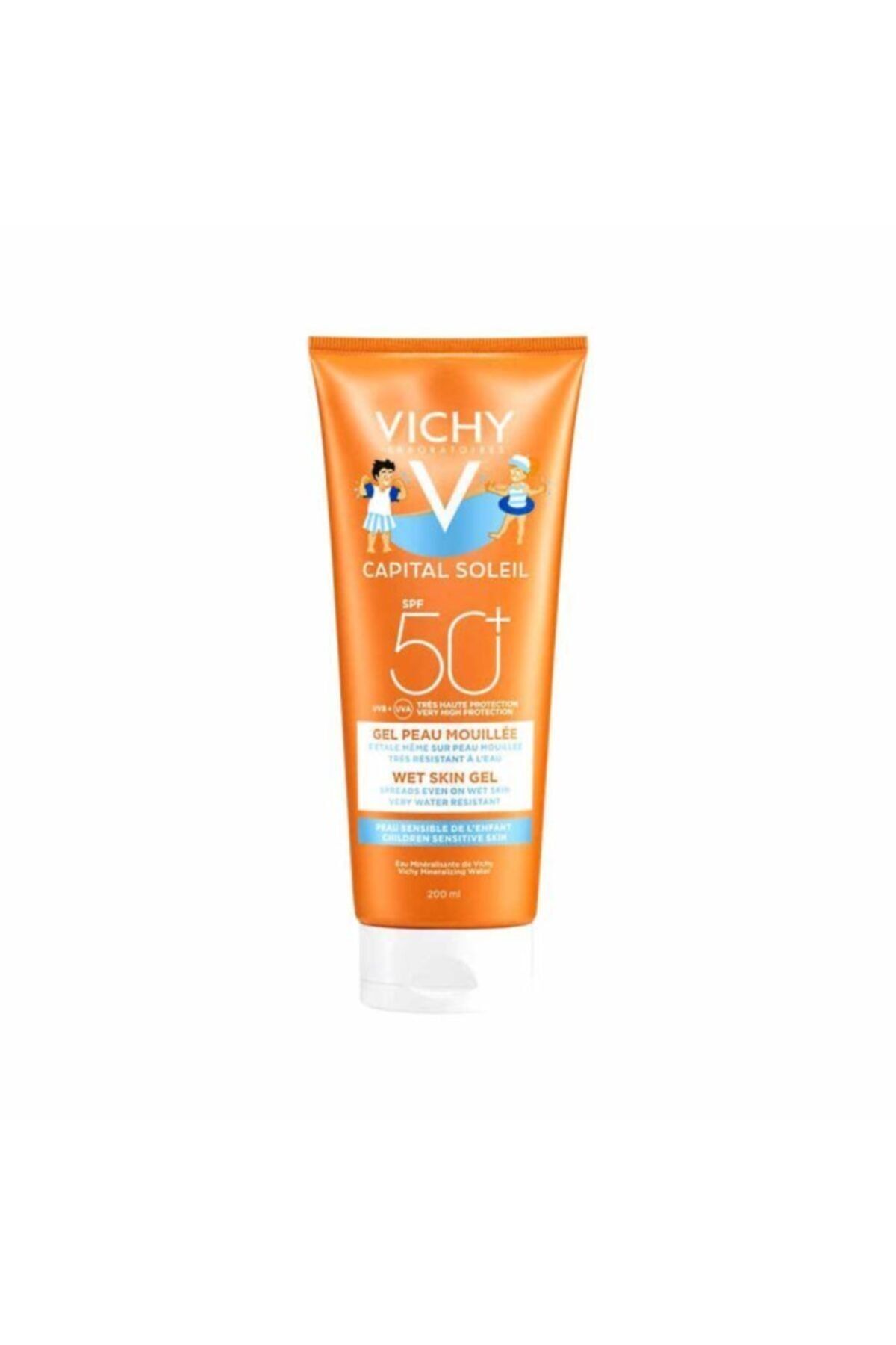 Vichy Capital Soleil Wet Skin Gel For Kids Spf50+ 200ml