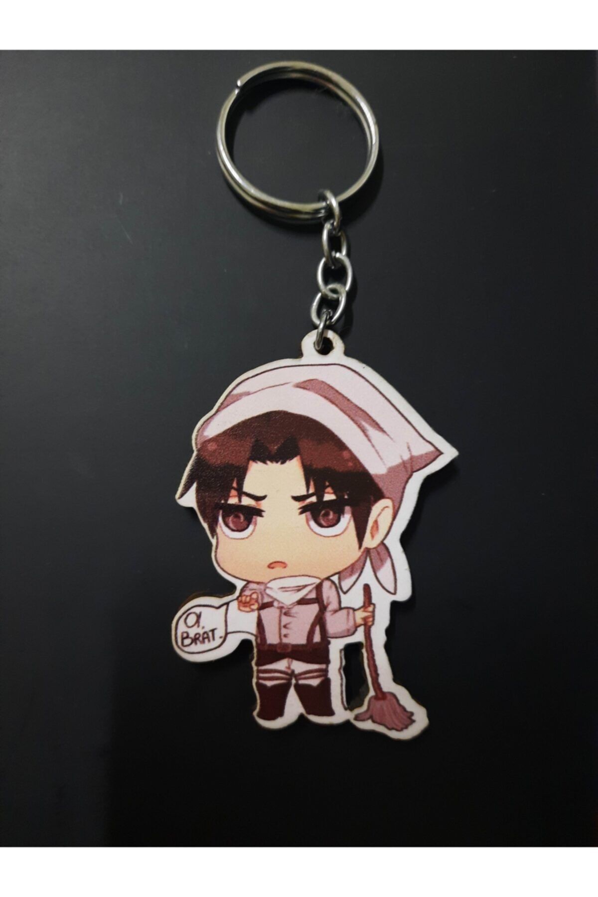ONA1 Attack On Titan - Levi Chibi Anime Anahtarlık/çanta Aksesuarı