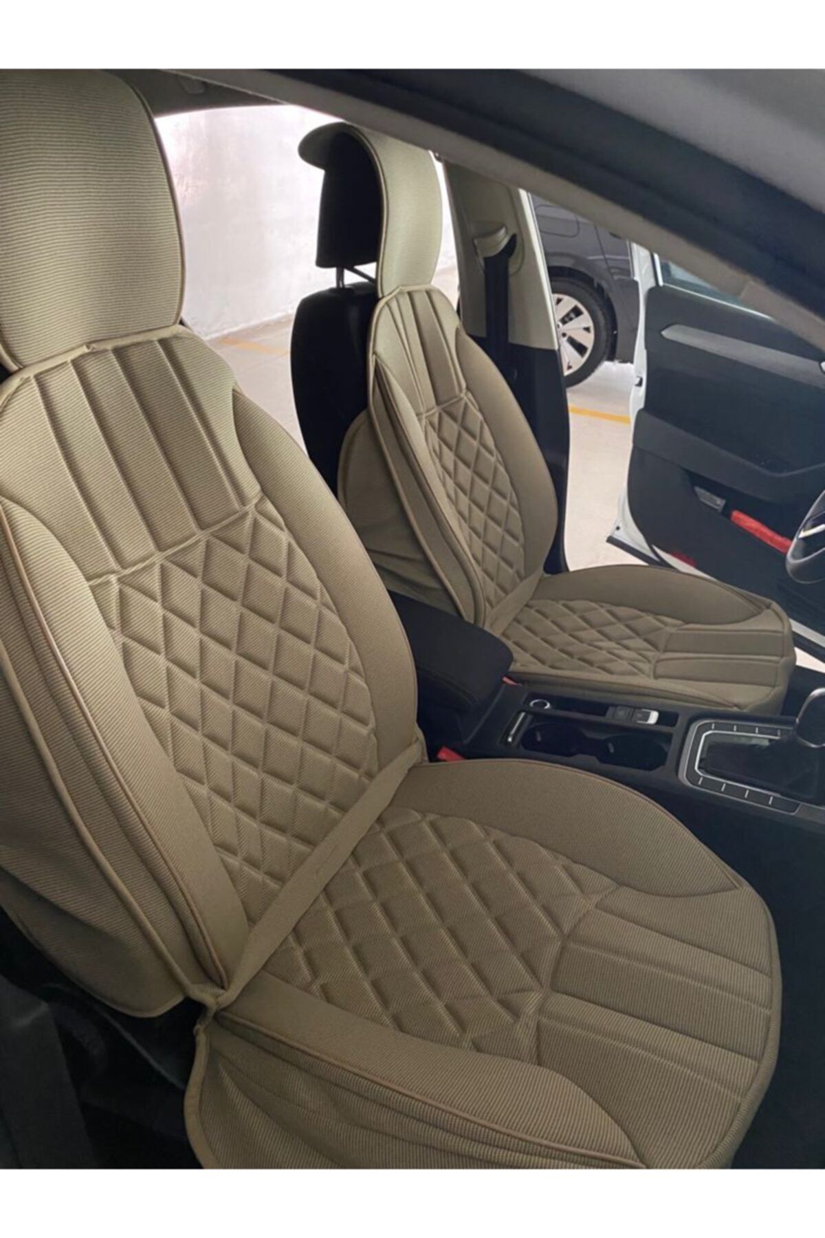 CMS OTO AKSESUAR Elegance 5'li Minder Bej Koltuk Minderi Bej