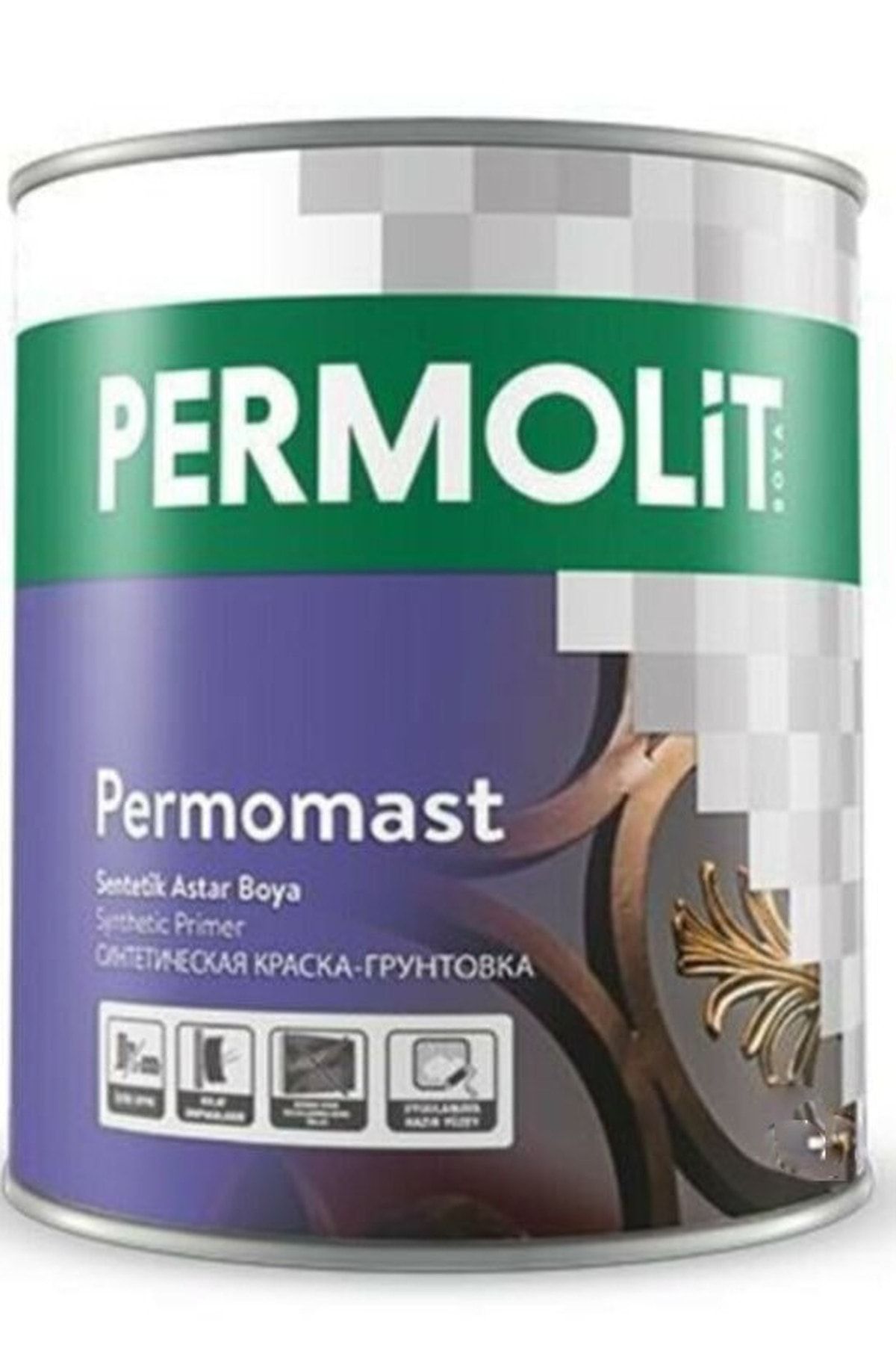 Permolit Permomast Sentetik Astar Boya Beyaz 2,5 l