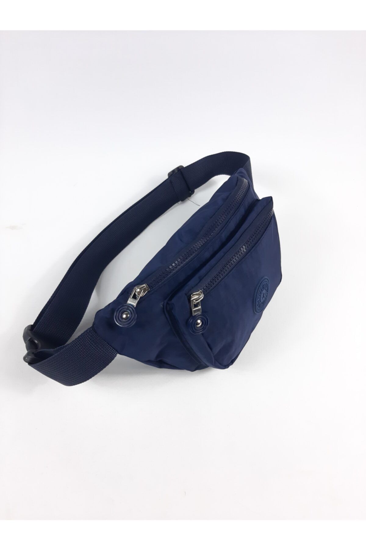 MEET POLO Su Geçirmez Lacivert Klinkır Kumaş Unisex Bel Çantası Freebag 24 X 1 3cm