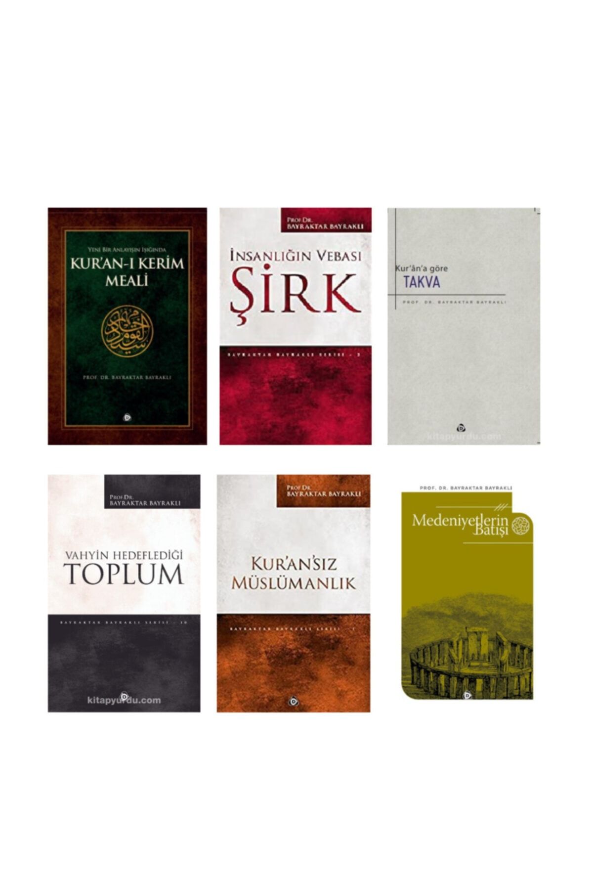 Düşün Yayıncılık Bayraktar Bayraklı Kur'an Meali Ve Çok Satanlar Kitap Seti