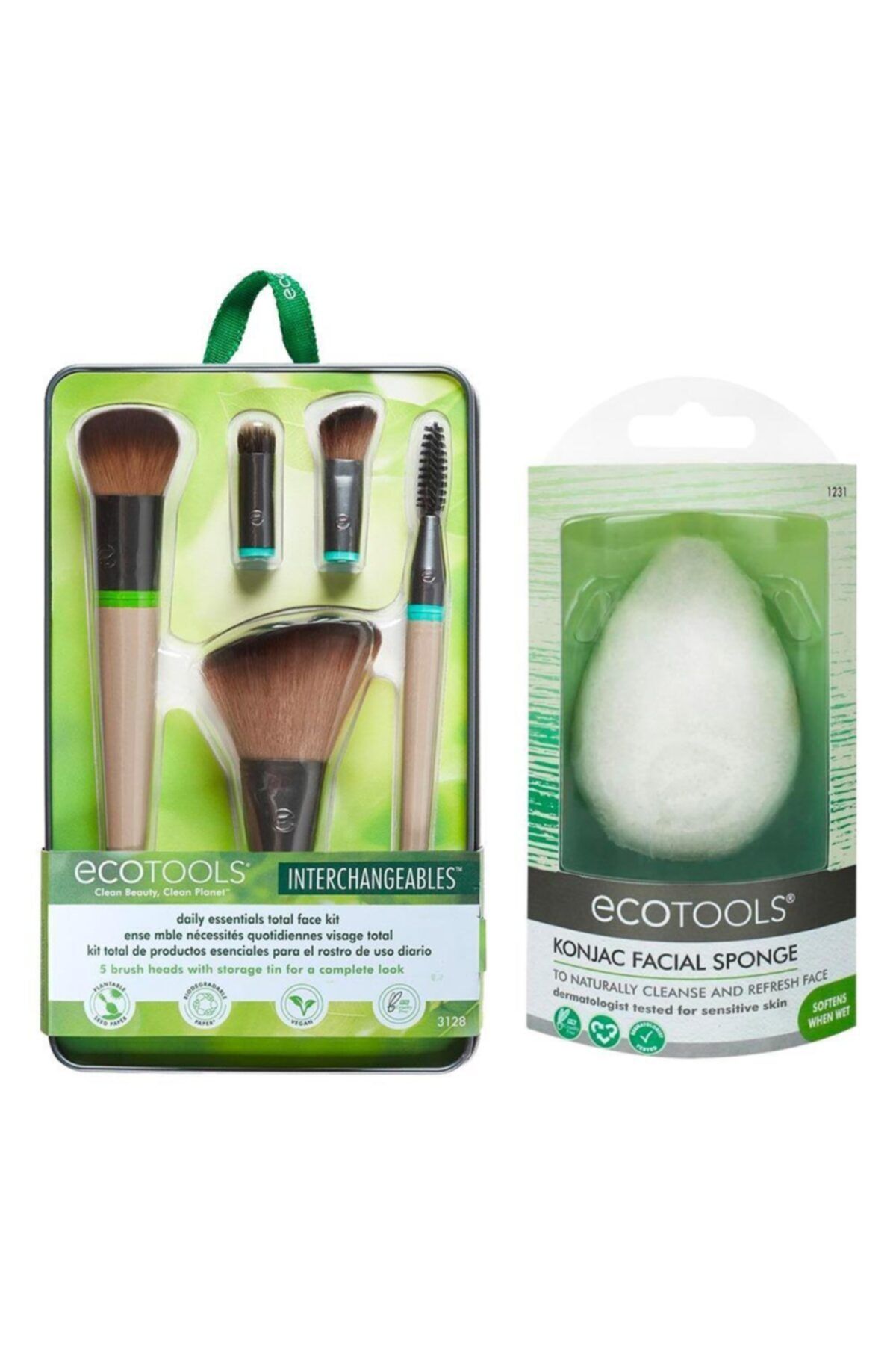 Ecotools Daily Essentials Total Face Kit Makyaj Fırça Seti