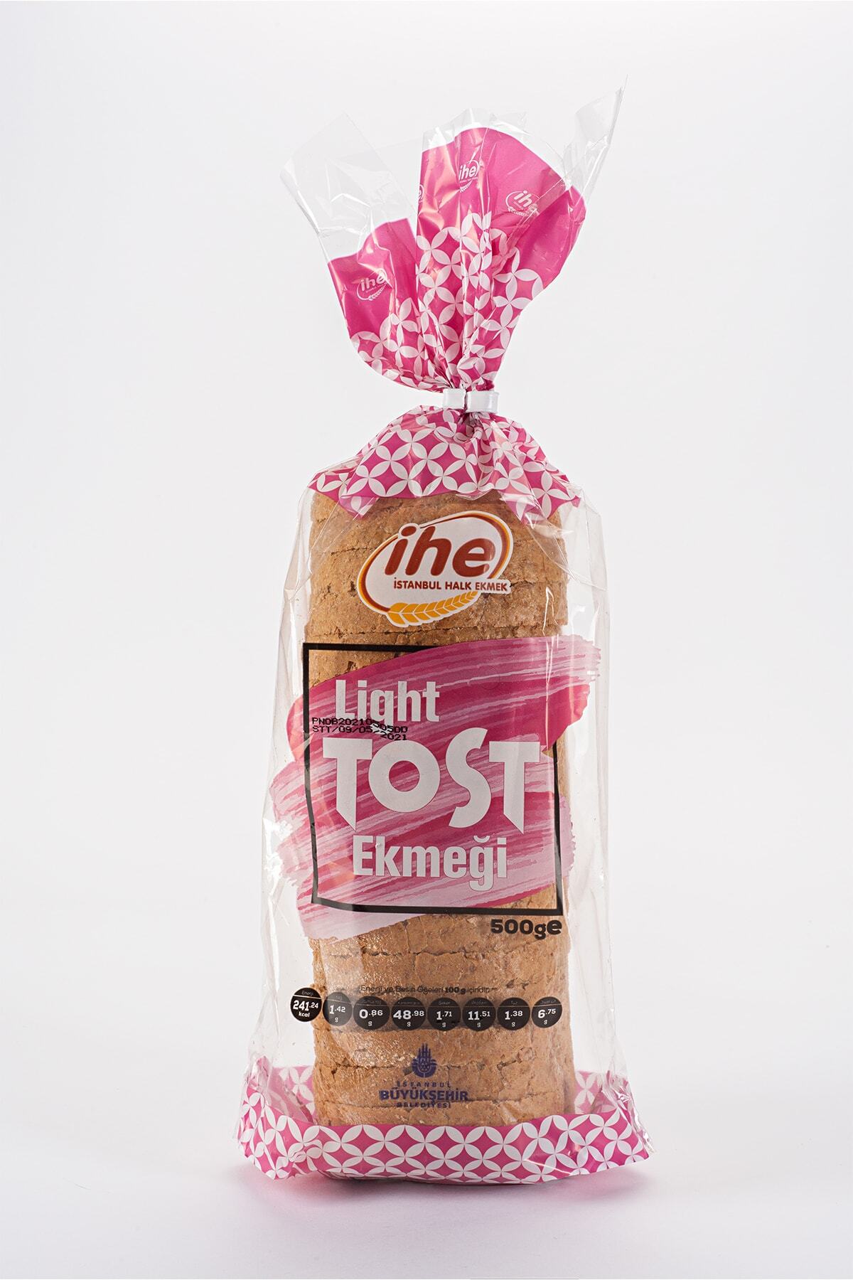İhe Lıght Tost Ekmeği 500 G (4 Adet)