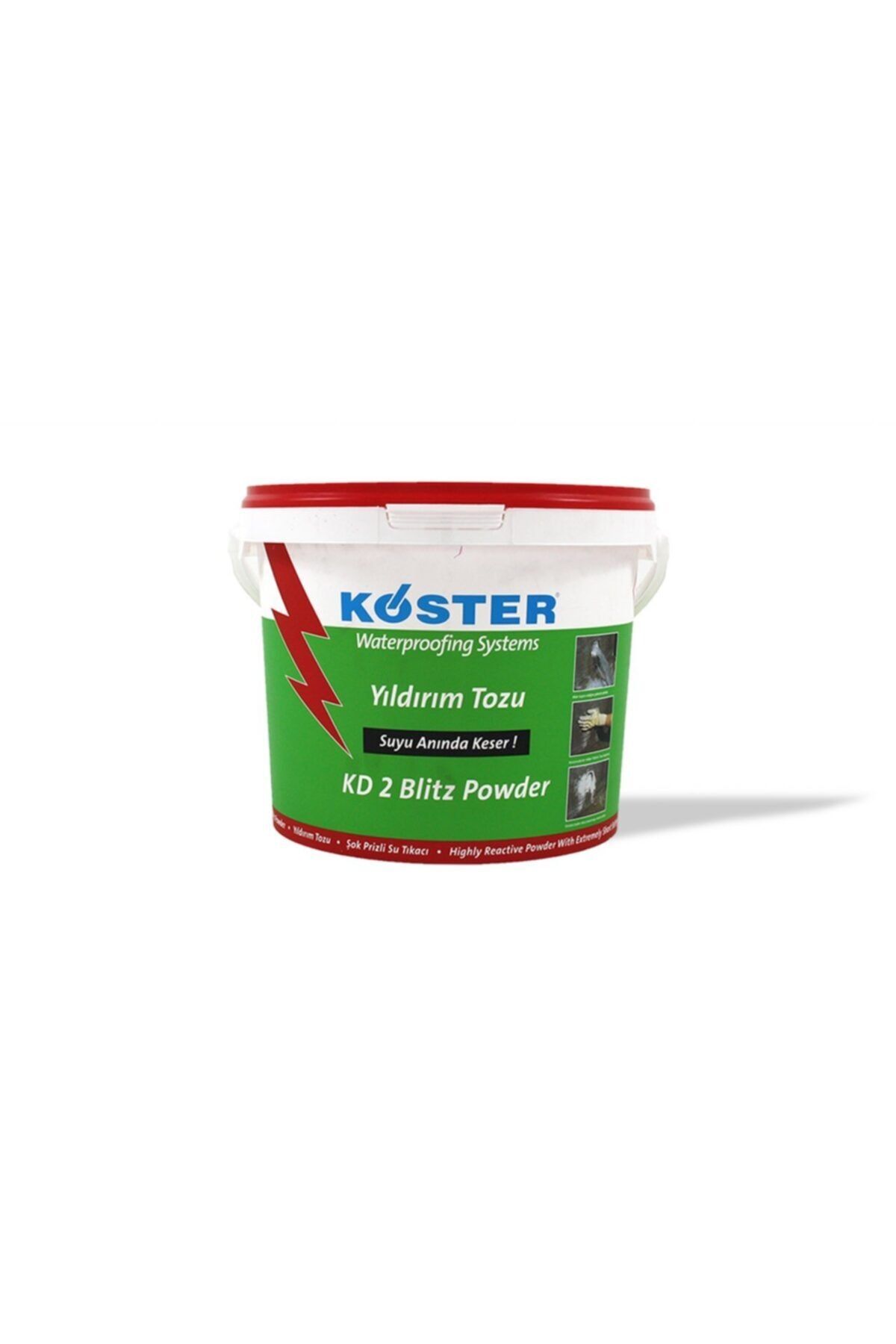 Köster Yıldırım Tozu (şok Prizli Su Tıkaç Harcı) 5kg