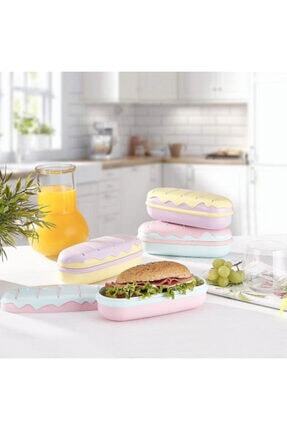 Asorti Kapaklı Ekler Şekilli Sandviç Saklama Kabı /cn445.9 Image 0