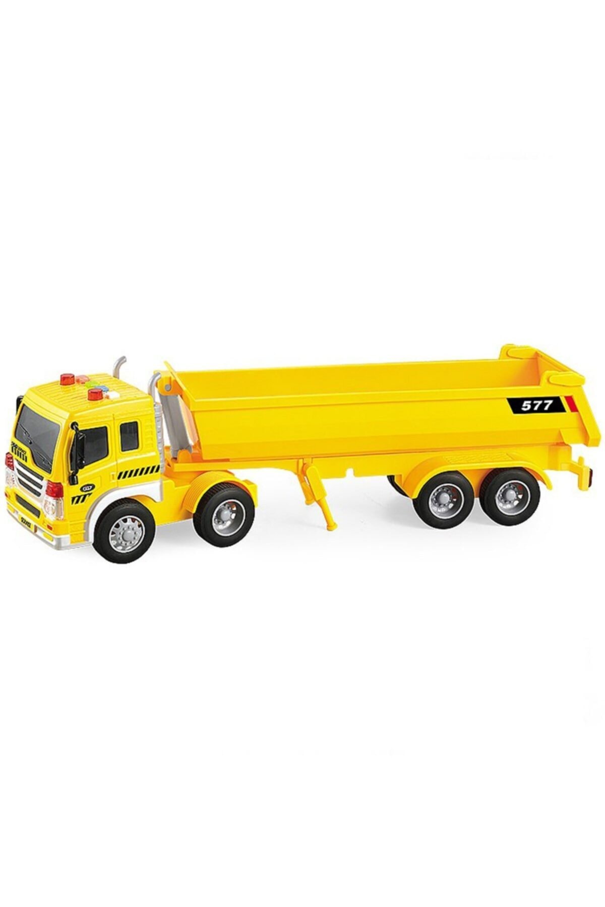 4İ Oyuncak Yılın Ilk Fırsatları - 1:16 City Service Sesli Ve Işıklı Damperli Kamyon Wy577 - ™ Beyaz At®