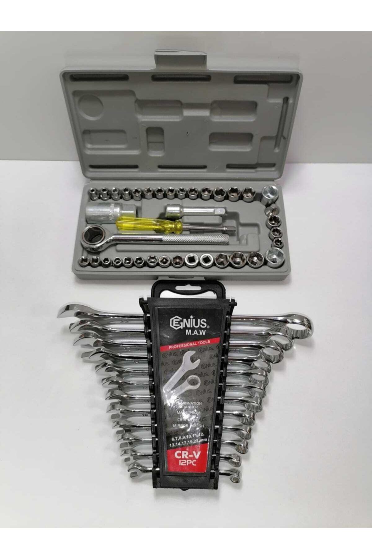 İtaly Style 40 Parça 1/4 Lokma Takımı Ve Kombine Anahtar 2 Li Set