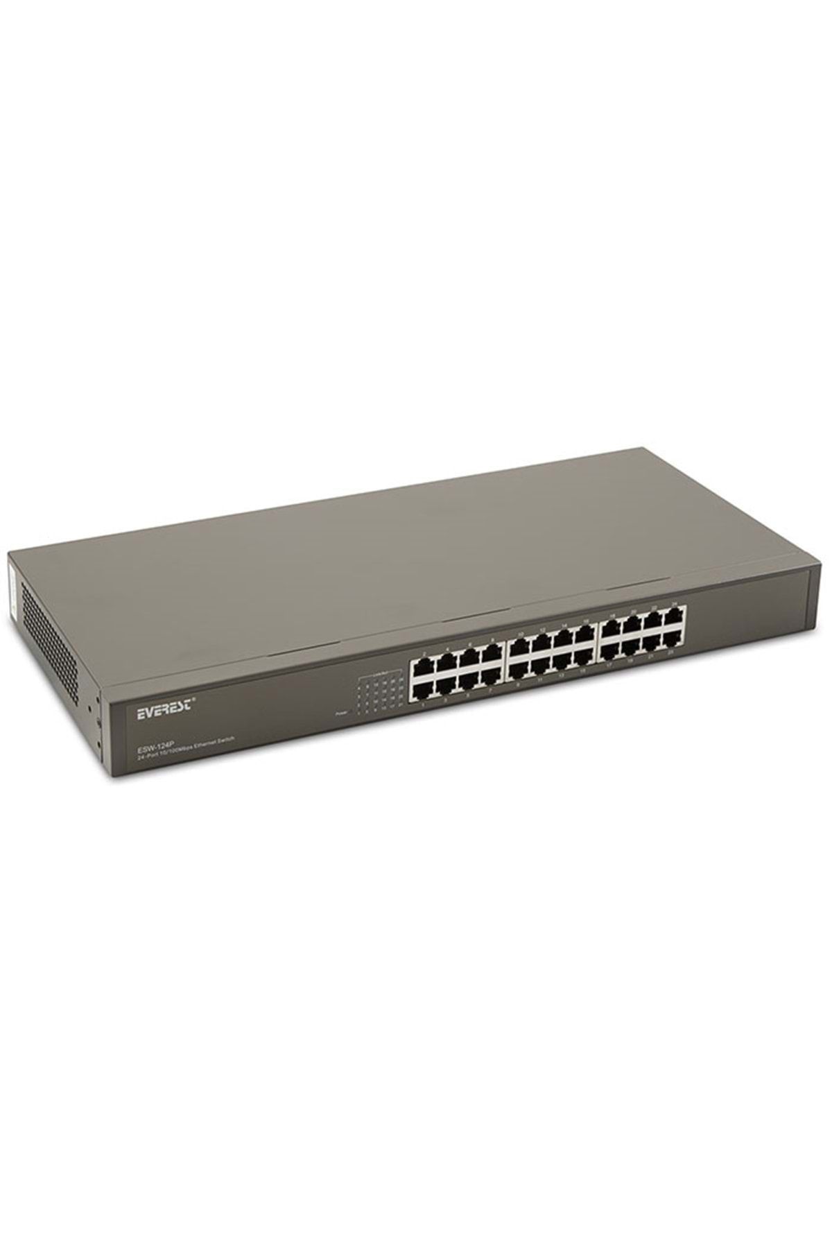 Everest Esw-124p 24 Port 10/100mbps Switch Hub