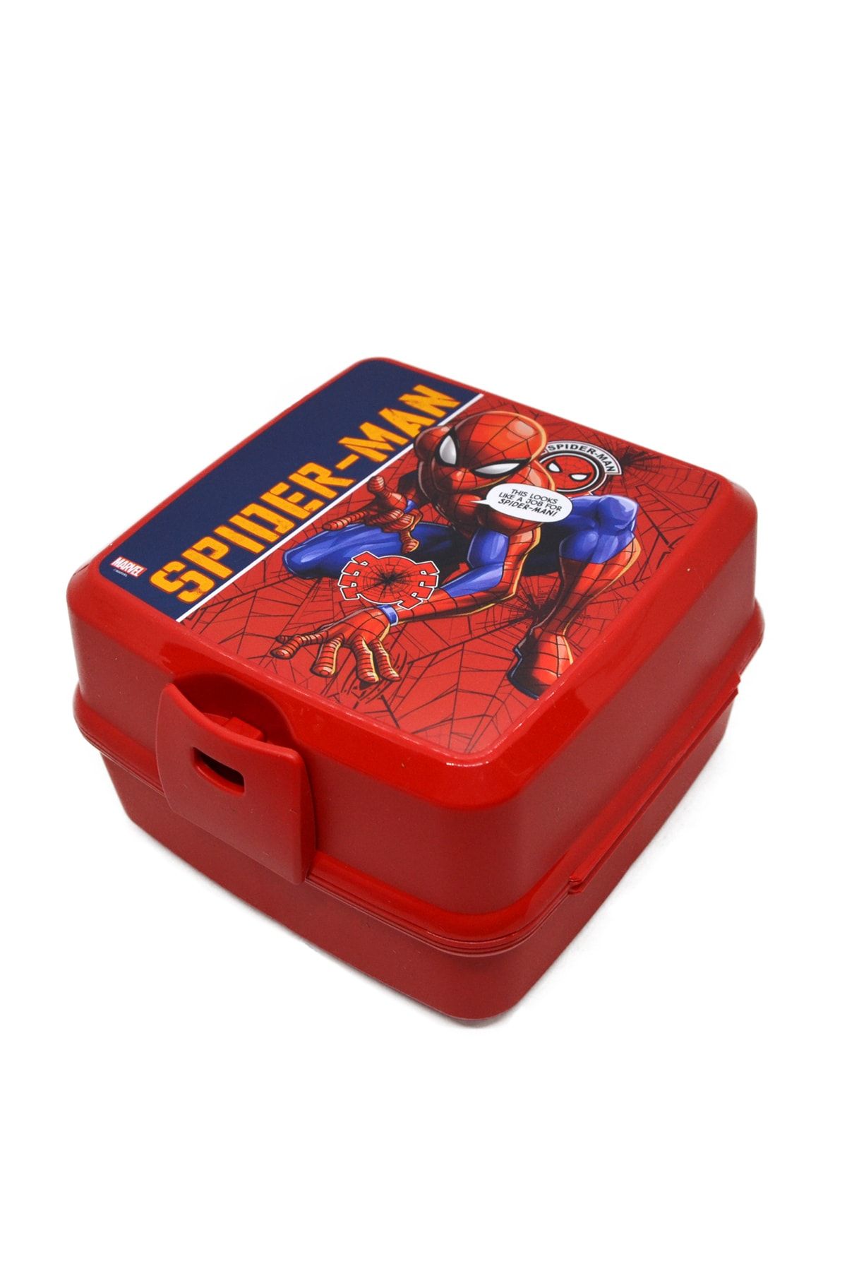 Hakan Çanta Spiderman Kırmızı 3 Gözlü Beslenme Kabı Çatal Kaşıklı Set