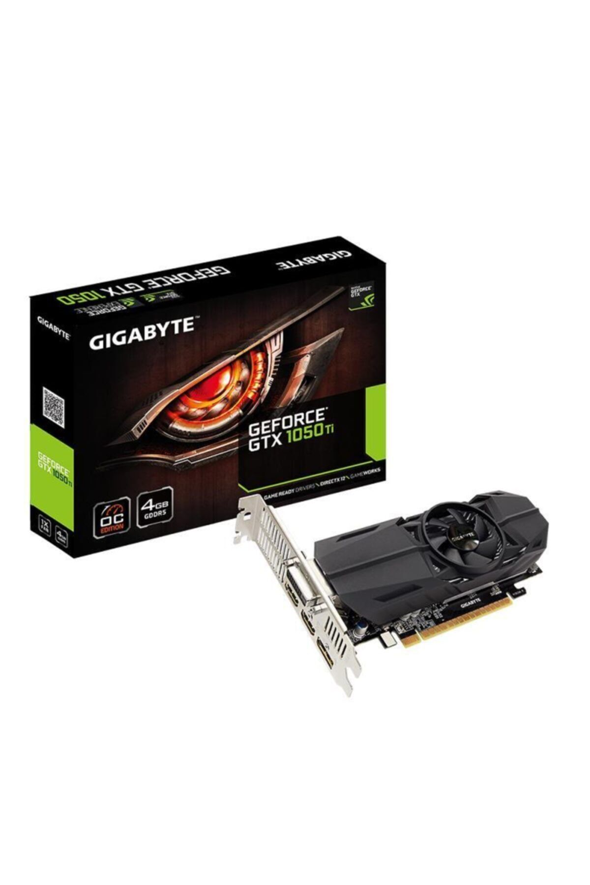 Gigabyte Gıgabyte Gtx1050ti 4gb Oc Gv-n105toc-4gl Gddr5 128bit Hdmı Dvı Dp Pcıe 16x V3.0 Low Profile