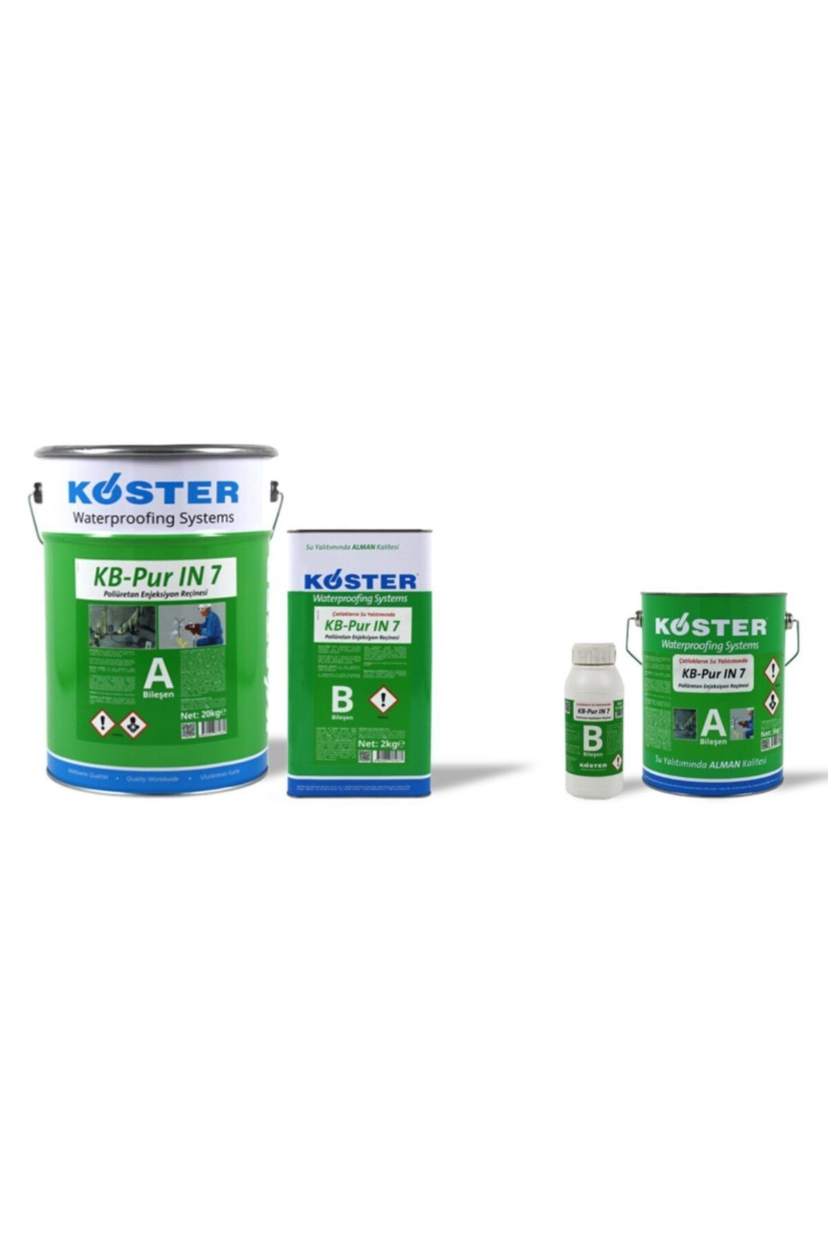 Köster Kb Pur In 7 Su Kesici Elastik Köpük 5 kg