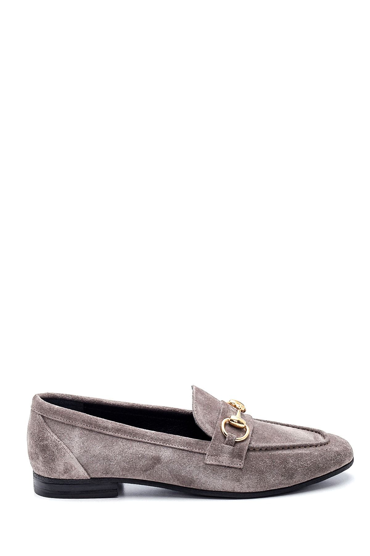 Derimod Kadın Süet Toka Detaylı Loafer