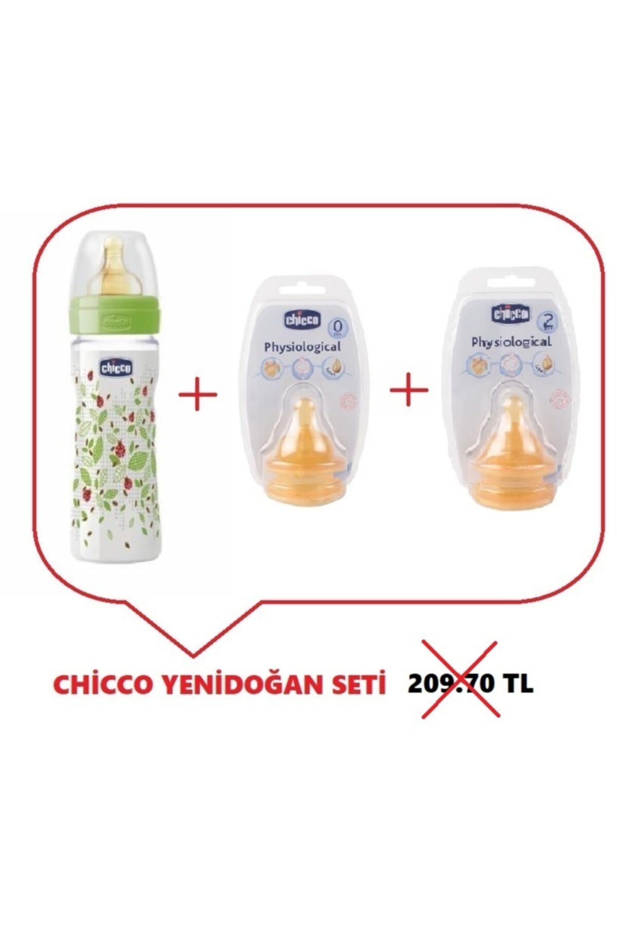Chicco Well Being Kauçuk 2ay+ Pp Biberon 250ml Ve Kauçuk Biberon Ucu Ref20622300040