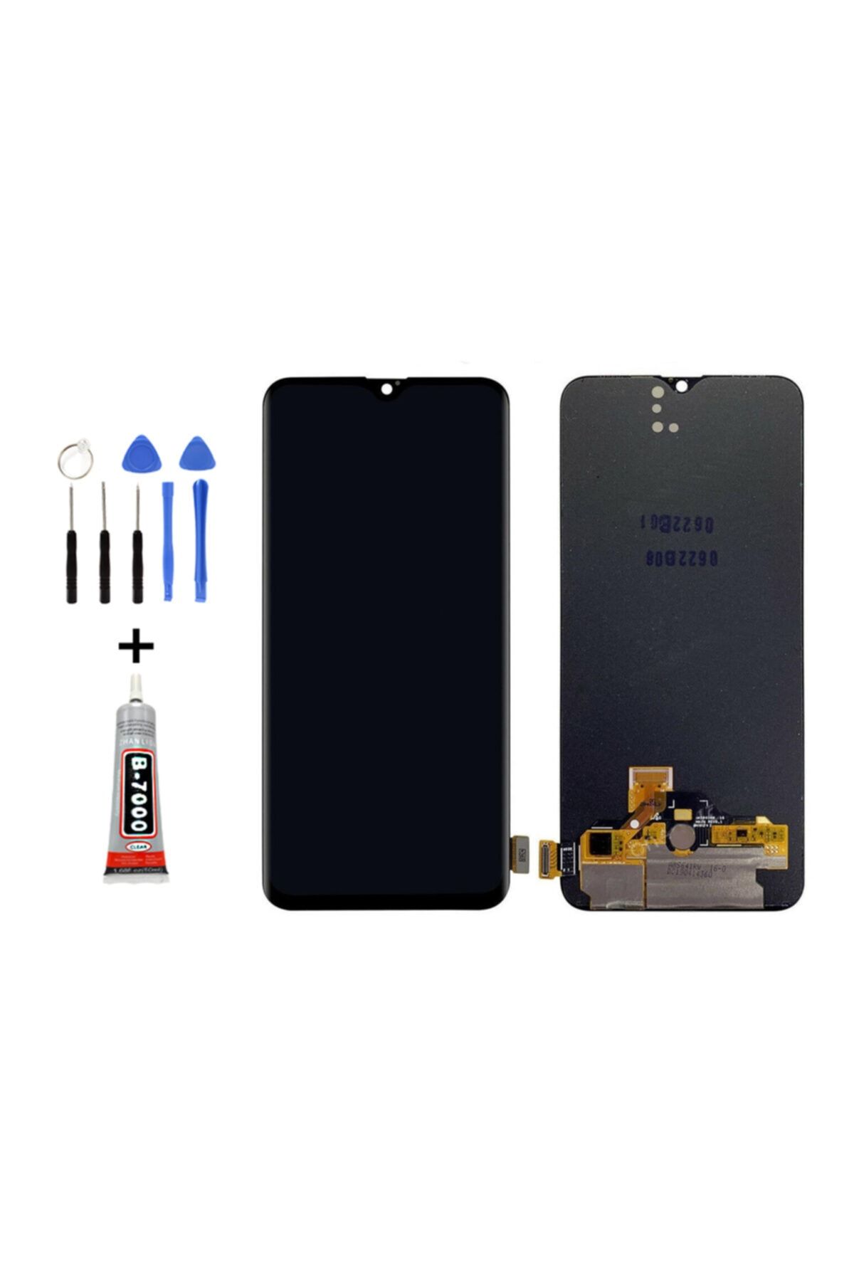 Tk Tech Oppo Reno 3 Uyumlu  Lcd Ekran Dokunmatik Siyah Tamir Seti Yanında