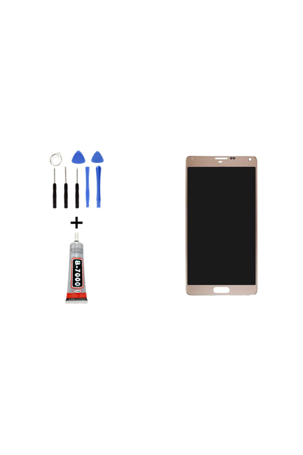 Tk Tech SAMSUNG NOTE 4 N910  LCD EKRAN DOKUNMATİK GOLD TAMİR SETİ YANINDA !!!