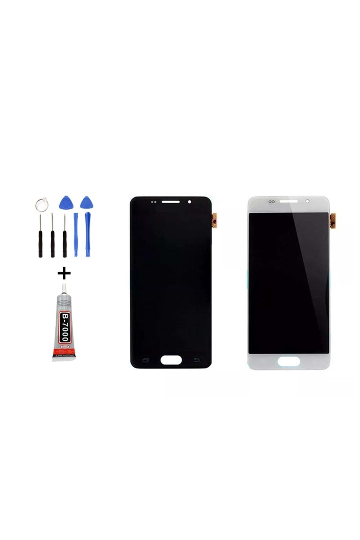 Tk Tech SAMSUNG A3 2016 A310  LCD EKRAN DOKUNMATİK BEYAZ TAMİR SETİ YANINDA !!!