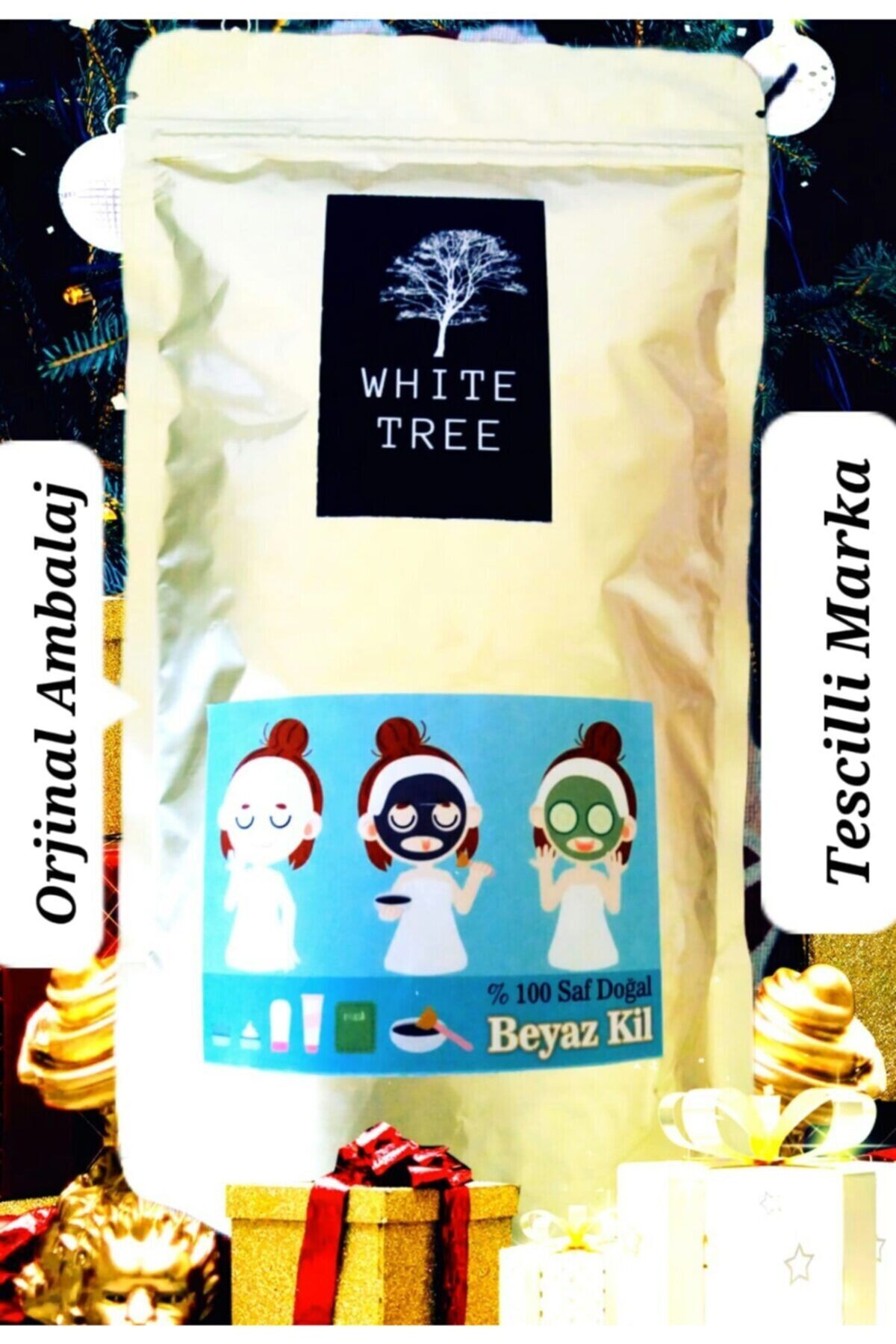 White tree Saf Katkısız Beyaz Kil 500 Gr.