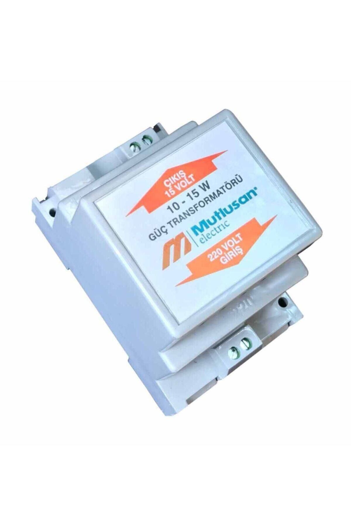 Mutlusan Zil Transformatörü 15 Volt Ac 15va Raylı Sistem